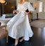 30s Vintage Radcliffe Ivory Satin Lace Peignoir Bridal Lace Trim Slip and Duster Set