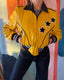 80s Vintage HOBO Yellow Leather Jacket | Michael Hoban North Beach Star Letterman Bomber