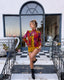 80s Vintage Emanuel Ungaro Paris Psychedelic Jacket | Multicolor Abstract Coat