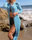 70s Vintage St. John Knits Baby Blue Longline Duster Cardigan |  Knit Sweater Maxi Dress