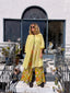70s Vintage Hand Painted Daisy Sheer Duster