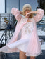 90s Vintage Pink Lace Babydoll Slip | Satin Floral Appliqué Lingerie Dress y2k