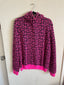 Contemporary BALMAIN Paris Logo Monogram Mohair Turtleneck Sweater | Hot Pink & Black Knit Rossignol Collab