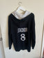 00s Christian Dior J’ADIOR 8 Cashmere Hooded Sweater | Black & Ivory Knit Hoodie