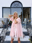 60s Vintage Gossard Artemis Sheer Pink Peignoir Robe | Chiffon Nylon Boudoir Duster