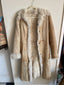 00s Vintage Barneys New York Shearling Penny Lane Coat | y2k Italian Made Sheepskin Fur Trim Jacket