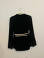 00s Vintage GUCCI Wool Knit Black Blazer y2k Designer Tailored Workwear