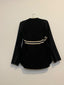 00s Vintage GUCCI Wool Knit Black Blazer y2k Designer Tailored Workwear