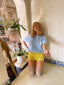 60s Vintage Rare Powder Blue Playboy Bunny Short Sleeve Crewneck