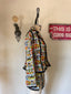 90s Vintage Catherine Coatney Pop Art Comic Print Jacket & Mini Skirt Set | Graphic Novelty Two Piece
