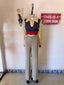 70s Vintage Paul Maris San Francisco Knit Polo | Mod Plaid Color Block Cropped Sweater