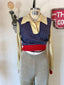 70s Vintage Paul Maris San Francisco Knit Polo | Mod Plaid Color Block Cropped Sweater