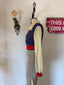70s Vintage Paul Maris San Francisco Knit Polo | Mod Plaid Color Block Cropped Sweater