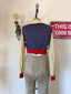 70s Vintage Paul Maris San Francisco Knit Polo | Mod Plaid Color Block Cropped Sweater