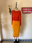 Contemporary Simon Miller Pluto Mesh Sunset Set | Ruched Mesh Top & Midi Skirt