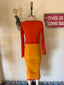 Contemporary Simon Miller Pluto Mesh Sunset Set | Ruched Mesh Top & Midi Skirt