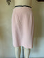 80s Vintage Claude Montana Powder Pink Skirt Suit | Architectural Hardware Jacket & Pencil Skirt