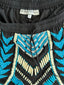 Contemporary Karina Grimaldi Beaded Hot Shorts | Black & Blue Embellished Statement Shorts
