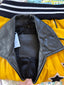 80s Vintage HOBO Yellow Leather Jacket | Michael Hoban North Beach Star Letterman Bomber