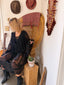 20s Antique Vintage Sheer Black Lace Cape | Edwardian Silk Chiffon Evening Cape