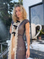 90s Vintage La Perla Sheer Mesh Ruched Slip | Apricot Lace Lingerie Mini Dress y2k
