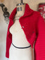 90s Vintage Sonia Rykiel Paris Cropped Cardigan | Cashmere Blend Knit