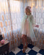 50s Vintage Sheer Mint Green Peignoir Robe | Lace Trim Chiffon Duster