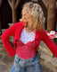 90s Vintage Sonia Rykiel Paris Cropped Cardigan | Cashmere Blend Knit