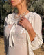 90s Escada Couture Hand Beaded Nautical Mesh Bodysuit | Sequin Starfish Top