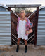 80s Vintage Paula Sweet Muslin Mink Pastel Patchwork Fringe Cardigan | Shag Ribbon Sweater