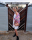 80s Vintage Paula Sweet Muslin Mink Pastel Patchwork Fringe Cardigan | Shag Ribbon Sweater