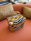 60s Vintage Comeco Zebra Print Train Case Box Purse
