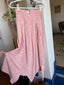 90s Vintage Henri Bendel Corset Waist Asymmetrical Handkerchief Midi Skirt