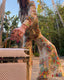 70s Vintage Floral Palazzo Set | Romantic Garden Print Two Piece Ensemble