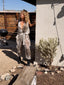 00s Vintage Roberto Cavalli Silk Leopard Jumpsuit | Sheer Harem Romper