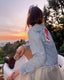 90s Vintage Trouble Maker Distressed Denim Jacket