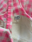 60s Vintage DeWeese Pink Gingham Romper | Barbie Mod Playsuit