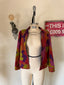 80s Vintage Emanuel Ungaro Paris Psychedelic Jacket | Multicolor Abstract Coat