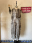 00s Vintage Roberto Cavalli Silk Leopard Jumpsuit | Sheer Harem Romper