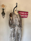 00s Vintage Roberto Cavalli Silk Leopard Jumpsuit | Sheer Harem Romper