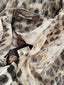 00s Vintage Roberto Cavalli Silk Leopard Jumpsuit | Sheer Harem Romper