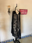 20s Antique Vintage Sheer Black Lace Cape | Edwardian Silk Chiffon Evening Cape