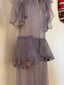 20s Vintage Antique Custom Mesh Gown | One of One Couture Hand Embellished Bridal Dress