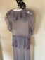 20s Vintage Antique Custom Mesh Gown | One of One Couture Hand Embellished Bridal Dress