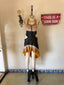 60s Vintage Rare Handmade Leather & Crochet Hippie Dress | Genuine Counterculture Halter Mini