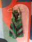 70s Vintage Bandana Print Halter Top and Skirt Boho Americana Set