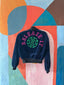 90s Vintage Rifat Ozbek Runway Velvet Bomber Jacket