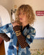 Vintage Indigo Patchwork Boro Style Duster | Artisan Quilted Folk Jacket