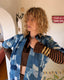 Vintage Indigo Patchwork Boro Style Duster | Artisan Quilted Folk Jacket