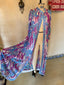 60s Vintage Emilio Pucci Formfit Rogers Rare Psychedelic Hostess Duster